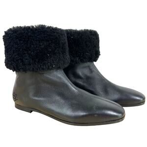 Mansur Gavriel NWOB Cosy Black Lambskin Pull On Boots Women's Size 36 (US 6)
